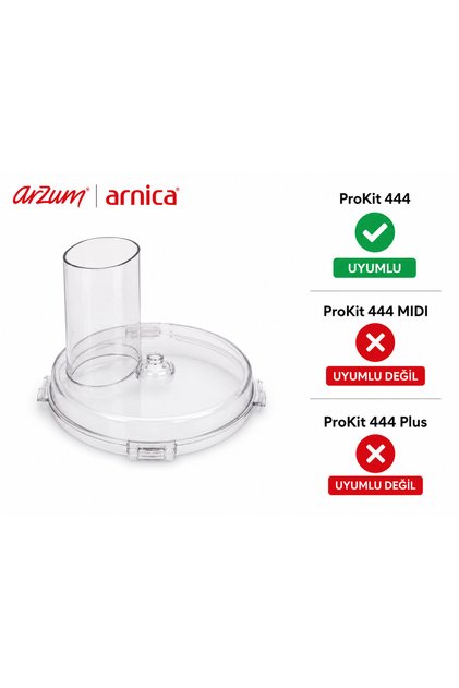 Arzum Uyumlu Arnica Prokit 444 Mutfak Robotu Hazne Kapağı