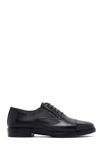 Men's Black Laced Leather Classic Shoes 25Sfd724018