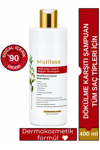 Anti-Hair Loss Shampoo – Strengthening Formula with Biotin, Collagen and Caffeine 400 ml