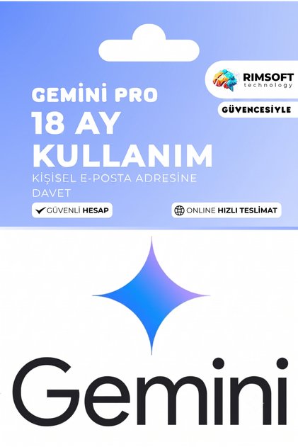 Gemini Pro 18 - Ay Kişisel Mail'e Davet