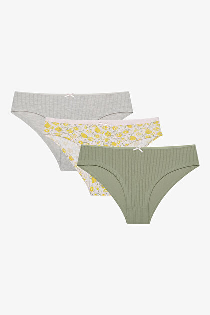 Chiloți hipster multicolori Pointel Lemon Tree 3 piese