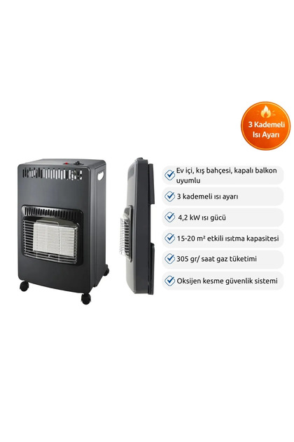 İç Mekan Isıtıcı Eko Bl4200c - Katlanır
