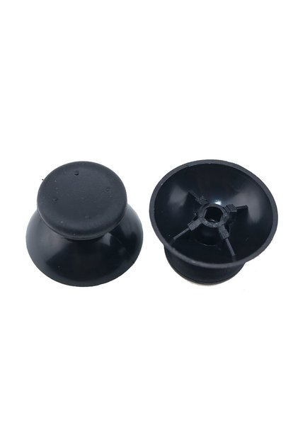 Black 50 pcs for Xbox 360 Controller Black / Gray Analog Sticks Thumbsticks Joystick Cap Mushroom He