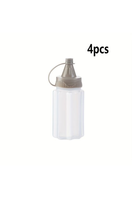 Grey 4pcs 4/8/12PCS Plastic Sauce Squeeze Bottle Mini Seasoning Box Salad Dressing Containers Outdoo