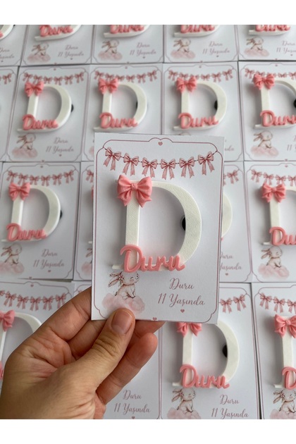 20’li Kişiye Özel 3D Harf Magnet Bebek Hediyeliği | Hoş Geldin Bebek Magneti | Baby Shower, Hastane Odası, Doğum Mevlidi Hediyeliği