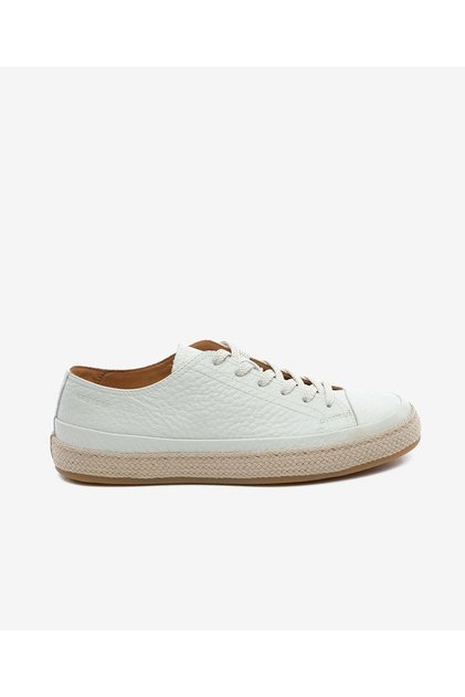 Erkek Kum Hakiki Deri Sneaker Ayakkabı 5Y1SA18483