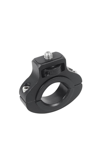 black color Motorcycle Bicycle Handlebar Clip Holder 1/4 Screw Bike Seatpost Clamp for Gopro 12 11 f