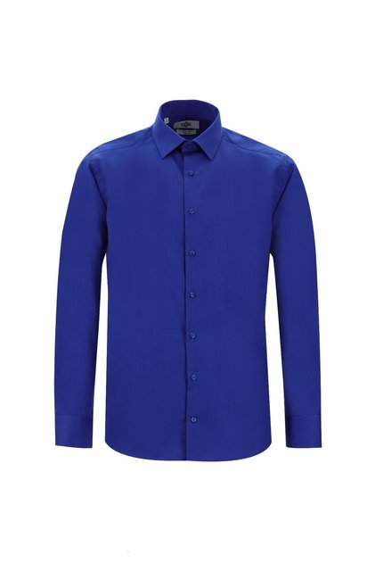Uzun Kol Slim Fit Dar Kesim Klasik Non Iron Saten Pamuklu Gömlek