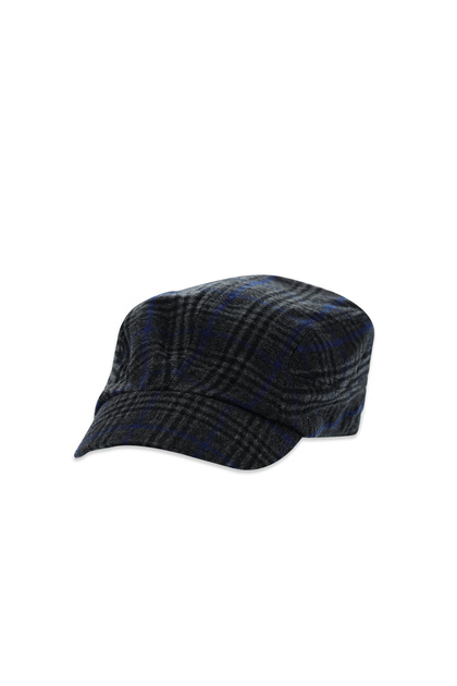 Wool Plaid Cap