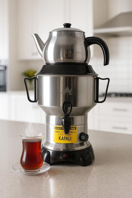 Elektrikli Semaver Çaycı ve Avesta 4.5 lt