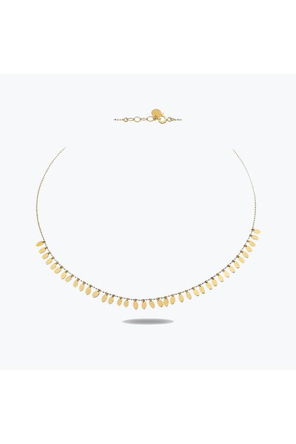 Goldium Oval Pullu Shakira Kolye