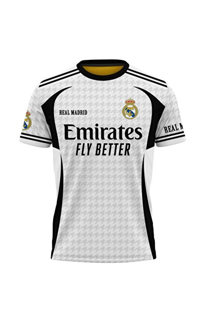 Tricou barbati Real Madrid , maneca scurta multicolor S