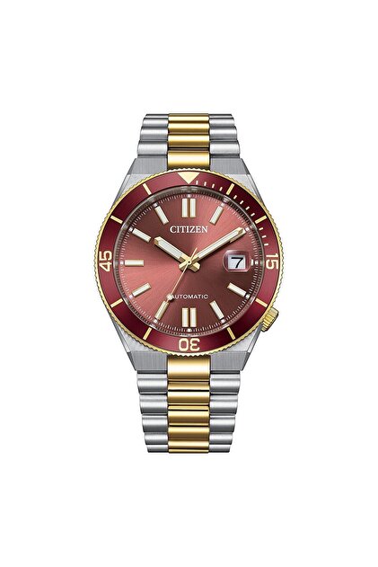 Citizen Tsuyosa Shore Coral Red NJ0234-58X Otomatik Erkek Kol