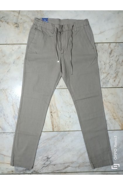 Silimfit Jagger Linen Trousers with Elastic Waistband