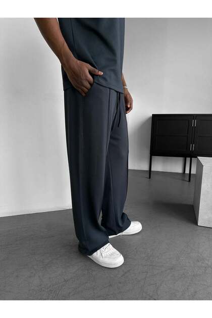 Men's Baggy Modal Trousers Draped Loose Fit Elastic Premium Casual Comfortable Bottom Wear Bottom