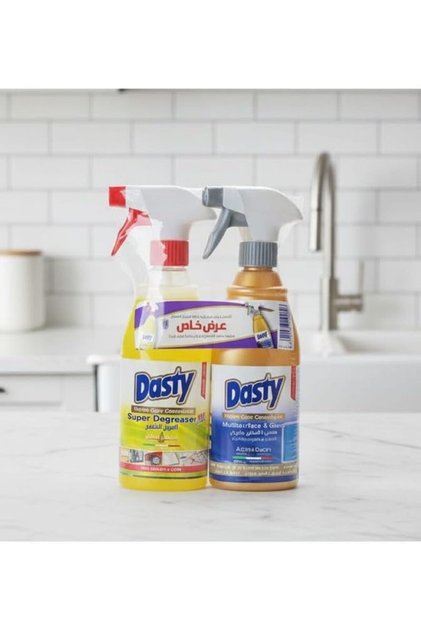Italian Dasty Cleaning Kit - Super Powerful Degreaser (700ml) + Bathroom Cleaner & Freshener (700ml) | Professional Quality for Deep Cleaning