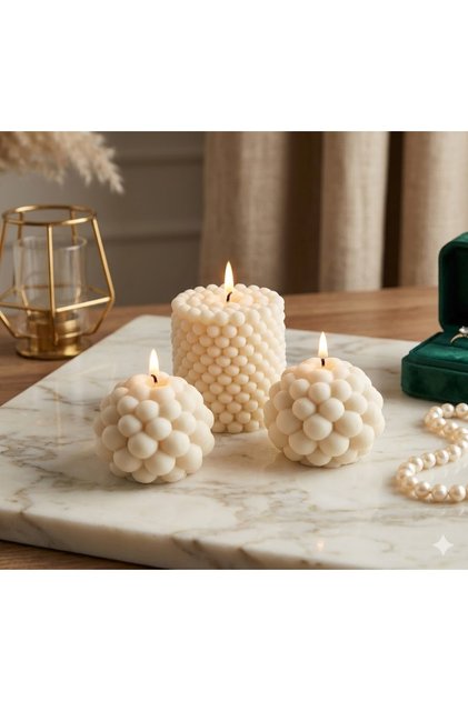 3lu Kokulu Mum Set Pinterest Tasarım