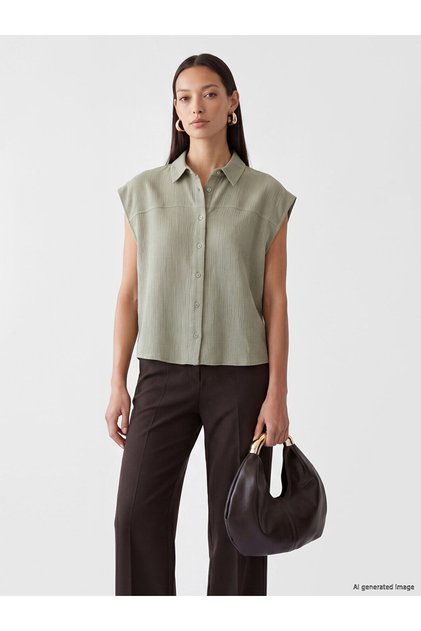 Trendlucky Muslin Women's Shirt with a Difference