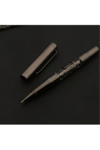 Grey 1pc High Quality metal Roller ball Pen Grey hollow out Signature Stationery Office School Suppl