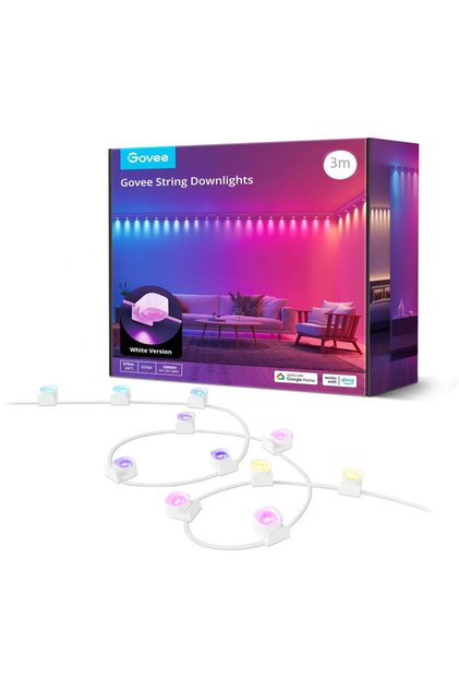 Bandă LED RGBIC tip șir, H608B, 3m, Wi-Fi, sincronizare cu muzica