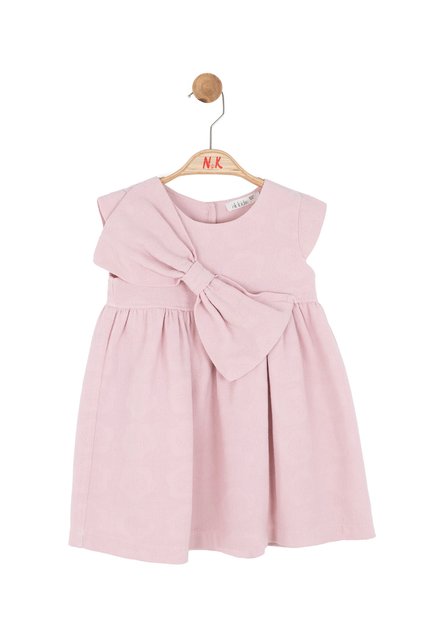 71601 Bowknot Powder Girl's Dress