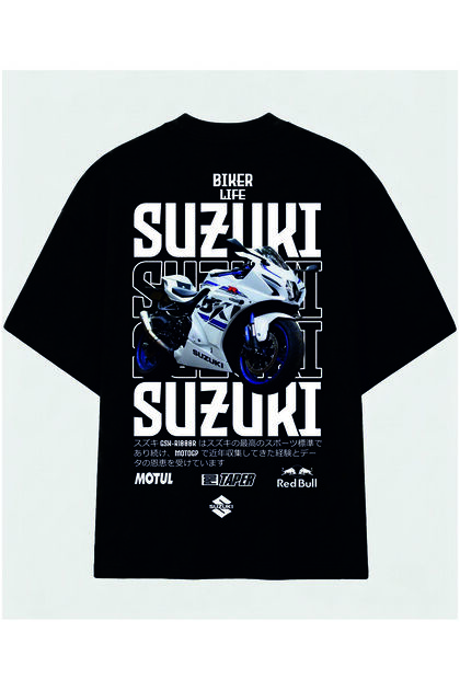 BJACKS Motorsports Wear Suzuki GSX-R Premium Tişört - Suzuki