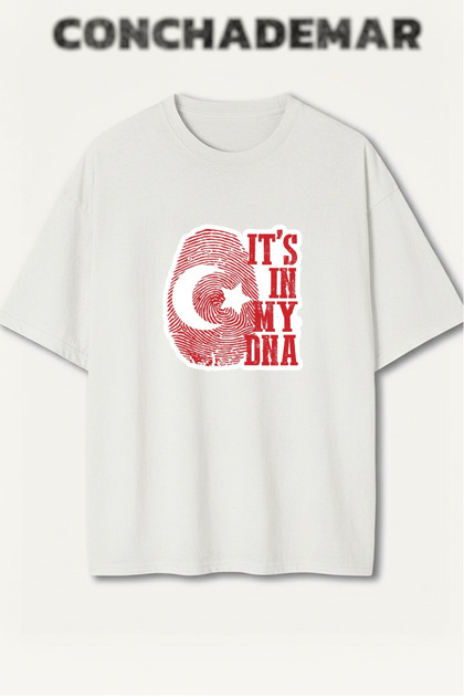 Turkey National Teams Printed Premium Oversize Cotton T-Shirt