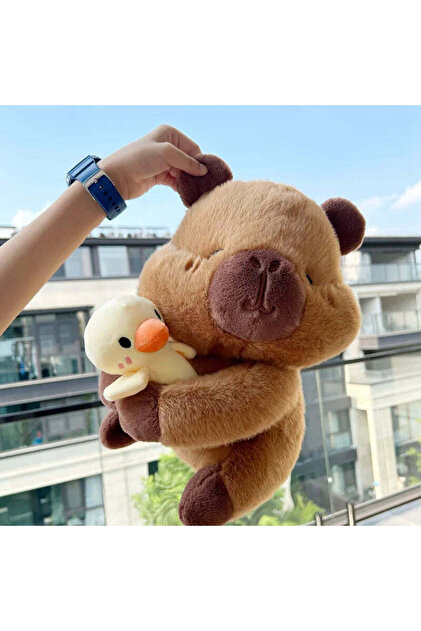 NB market Capybara ördek arkadaşı ile birlikte 35cm yeni model