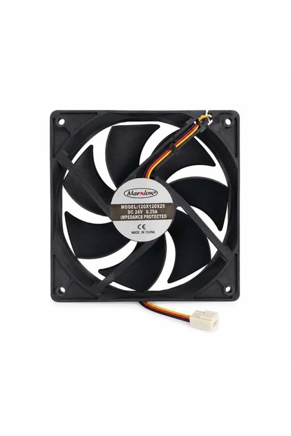 120X120X25 DC 24VOLT 12CM 25MM FAN 24V 3P 0.25A 3 UÇLU