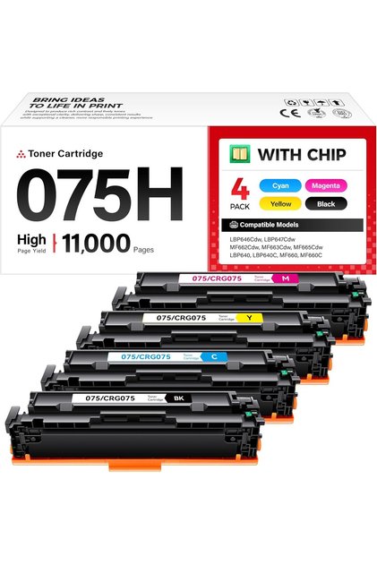 075H TONER ÇİPLİ Color YUKSEK KAP..MF664 MF662Cdw MF663Cdw MF665Cdw LBP646Cdw LBP647Cdw MF660C LBP640C Printer