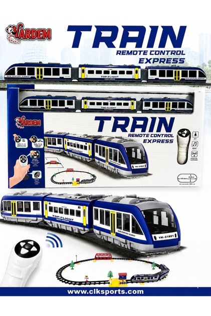 Express Tren Set - Uzaktan Kumandalı 49 Parça Işıklı 265 Cm