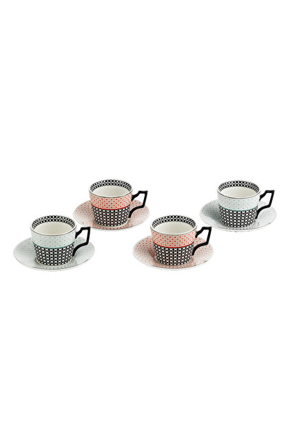 Asteria Bone 4-Piece Coffee Cup Set 120 ml