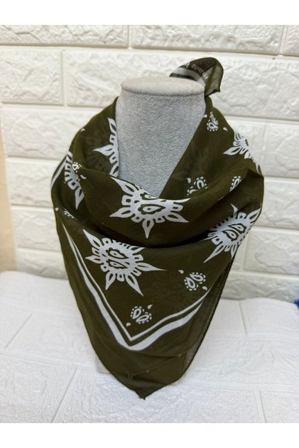 Star Flower Ethnic Patterned Scarf Bandana - Gift