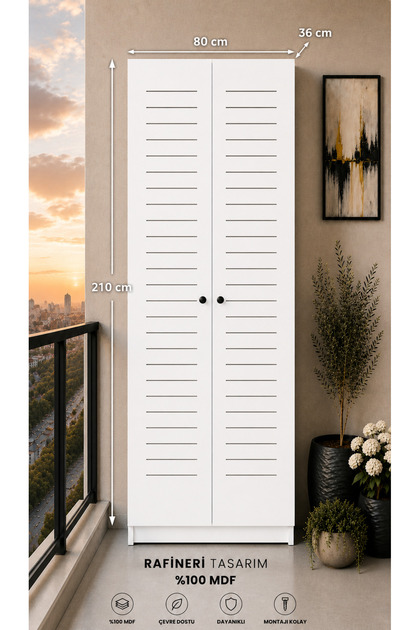 Neef Living KOMBİ&ERZAK DOLABI İKİLİ (80 CM GENİŞLİK) - Fiyatı