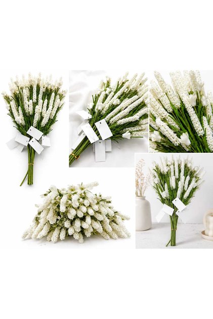 Elegant White Artificial Flower Bouquet