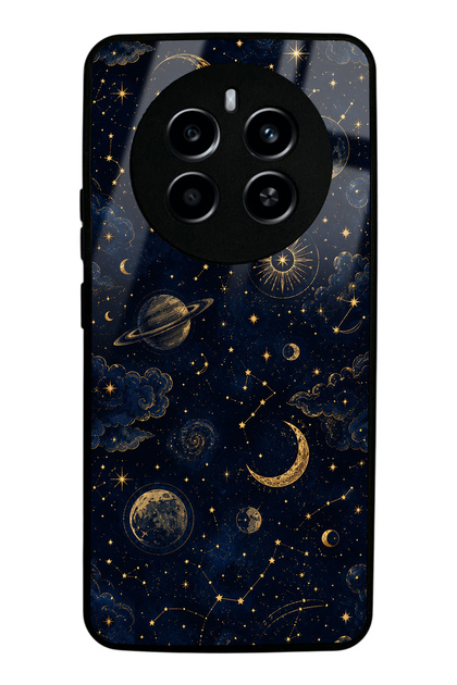 Realme 12 Pro Celestial Night Design Glossy Phone Case