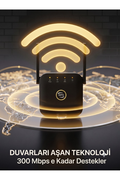 mi✾ Xiaomi Mi Wifi Pro 300 Mbps 2.4 Ghz Global Versiyon Sinyal