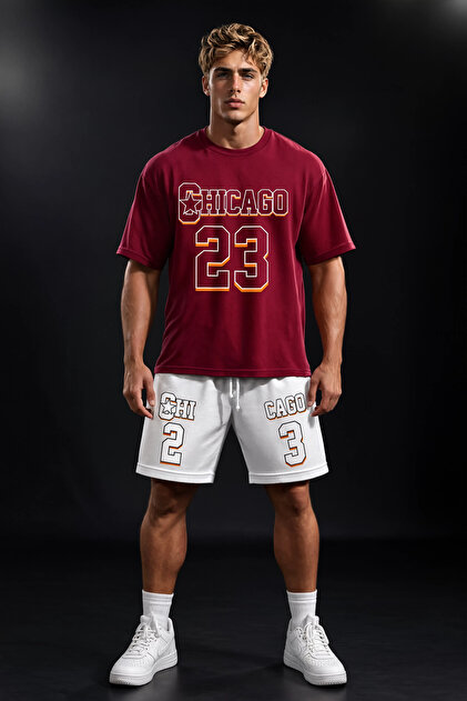 Men's 100% Cotton Oversize T-Shirt Shorts Set Streetwear Casual Summer Comfortable Fit