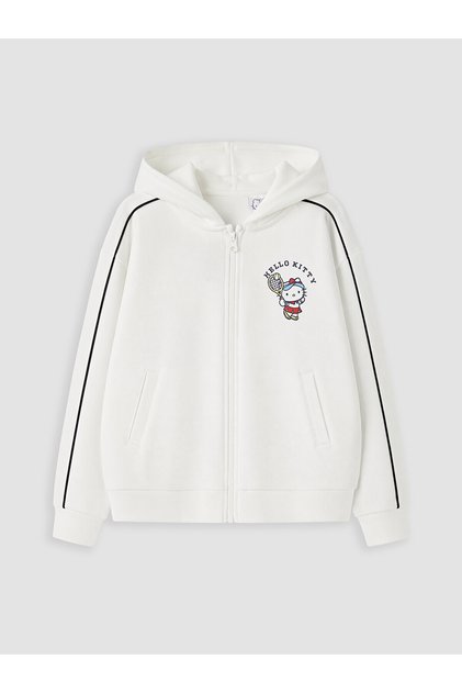 Vizyon Yeni Sezon Hello Kitty Baskılı Kız Çocuk Fermuarlı Sweatshirt
