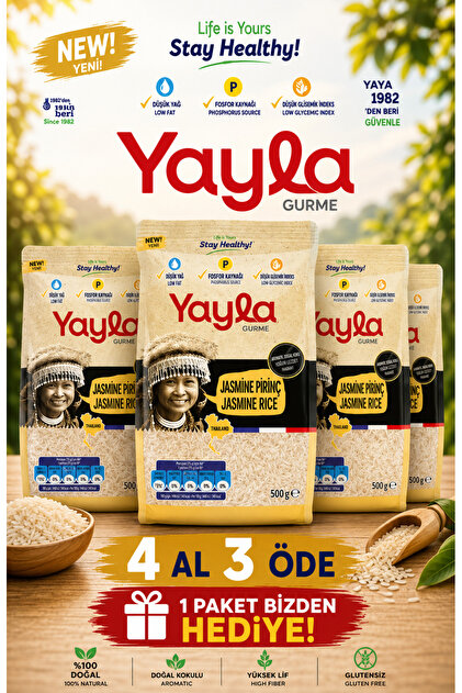 4 Al 3 Öde Gurme Jasmine Pirinç 4x500Gr
