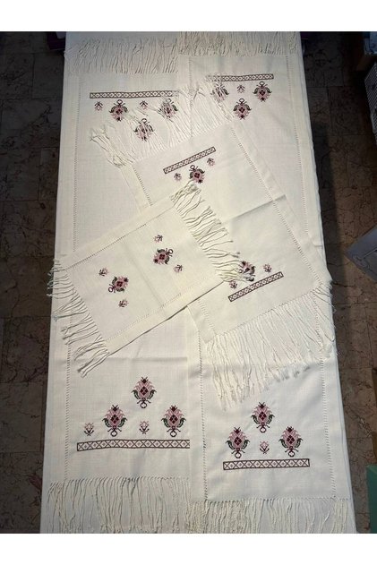 4 Piece Tufted Etamin Machine Processing Salon Set
