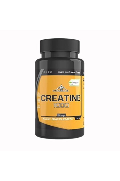 Creatină 1000 Creapure ® 100 capsule, 1000 mg creatină monohidrată per capsulă, pentru performanță fizică, energie musculară și susținerea masei musculare