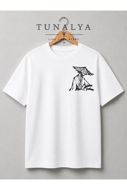 Tunalya Aesthetic Japanese Style Specially Designed Premium Printed Unisex Cotton T-Shirt