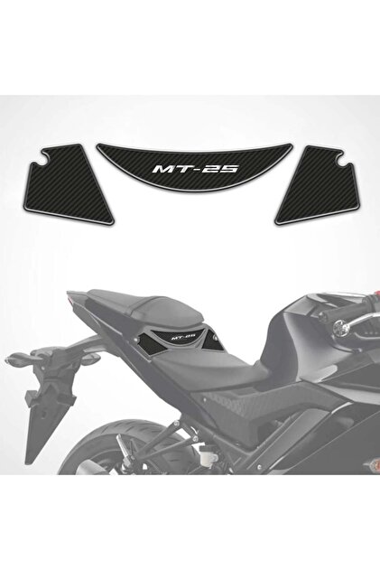 Mt-25 2015 - 2018 Model Uyumlu Karbon desen Sele Üstü Koruma Pad MT25