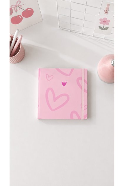 16X16 cm Hardcover Notebook – 6 Different Design Options