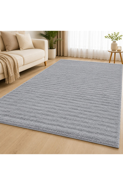 Dinarsu Royal Collection Kesme Peluş Halı Kaymaz Tabanlı