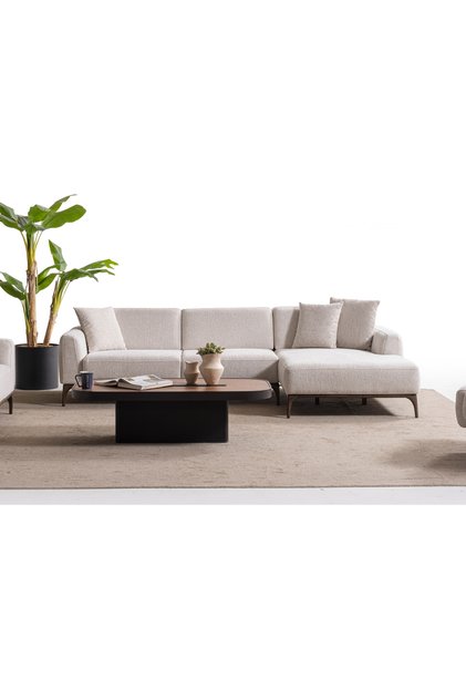 TREND RELAX KÖŞE KOLTUK, KREM, 285X160
