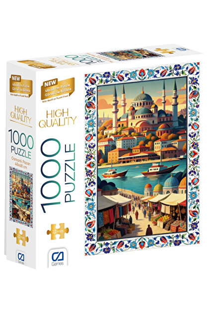 CA Games Venedik Sokakları 1000 Parça 2,2mm Kalınlık 48x68cm