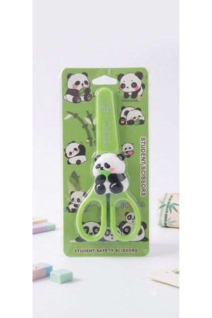 Figürlü Korumalı Çocuk Makası Sevimli Tavşan Panda Temalı