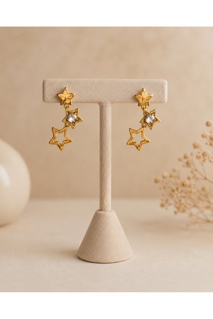 Star Drop Earrings